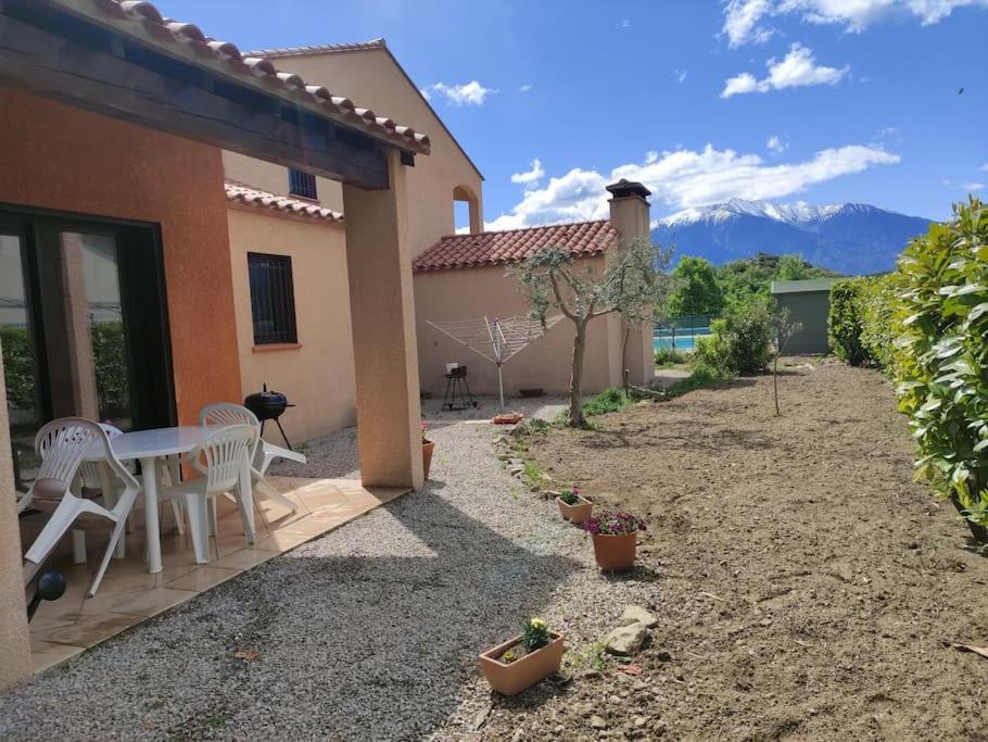 Charmant T2 Moderne Au Calme Avec Jardin Vue Sur Canigou Moltig les Bains Dış mekan fotoğraf